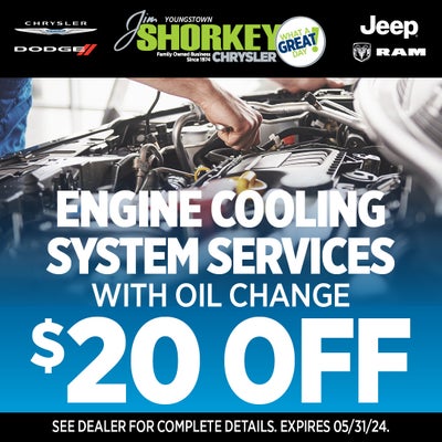 $20 OFF Engine Cooling System Services w/ Oil Change